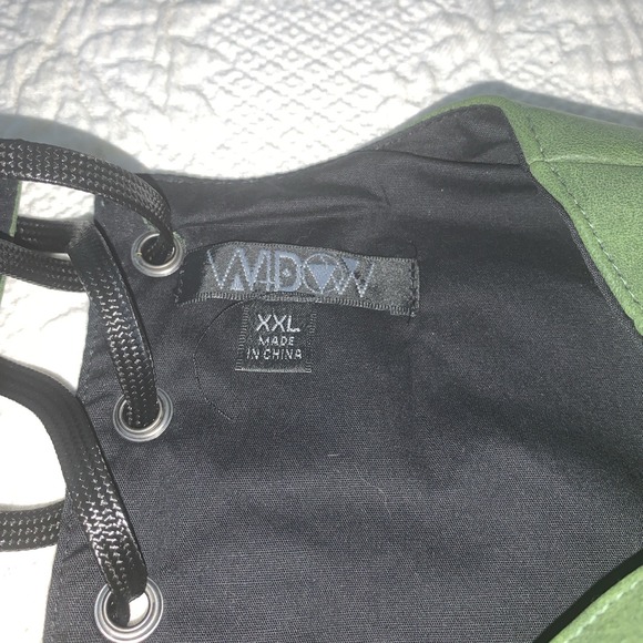 Dolls Kill Widow TEA LEAF PARTY UNDERBUST CORSET XXL (Sold Out !!) Faux Leather - Picture 5 of 9